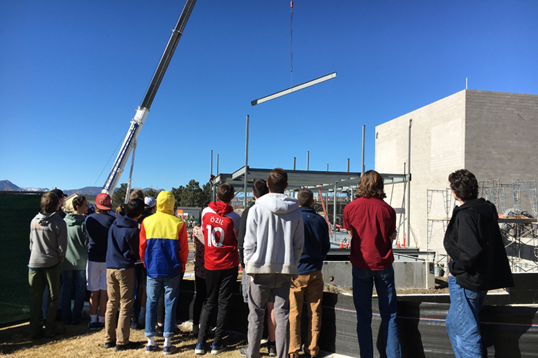 Students Learning on the Construction Site