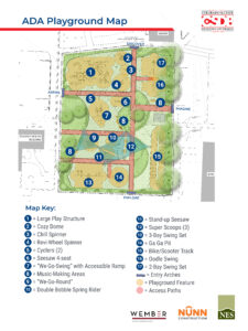 Map of the New ADA Playground