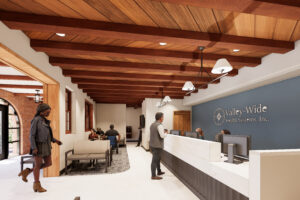 Alamosa Courthouse - Rendering of Reception Area