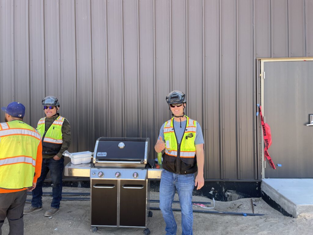 Coleman at Subcontractor Appreciation Lunch at Fire Station #24