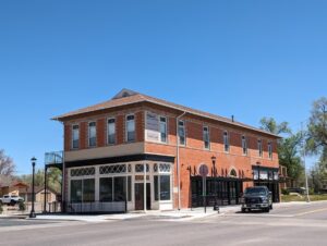 Woodman Hall Exterior Storefront