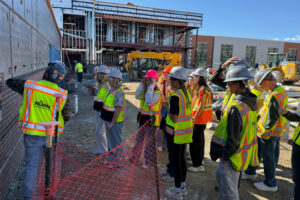 Students on Canon City High School Project